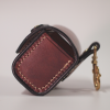 brown 2 Bark & Brass Pouch – Handmade Leather Dog Poo Bag Dispenser
