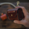 instapouch 3 Bark & Brass Pouch – Handmade Leather Dog Poo Bag Dispenser